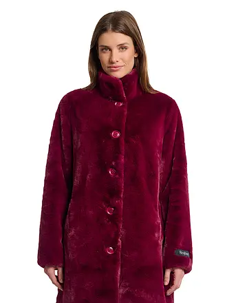RINO&PELLE | Manteau en fausse fourrure NONNA | dunkelrot